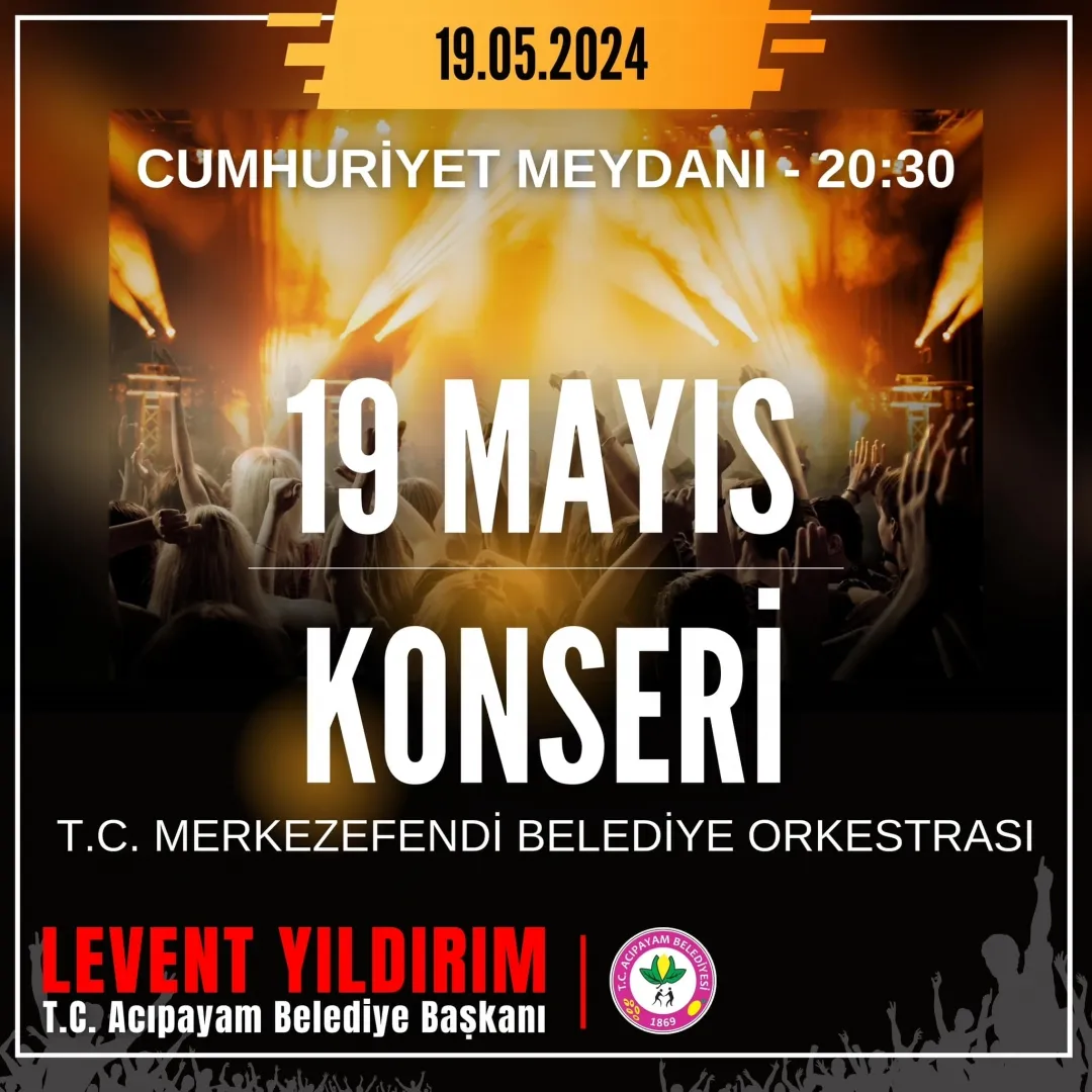 Acıpayam’da 19 Mayıs Coşkusu Yaşanacak