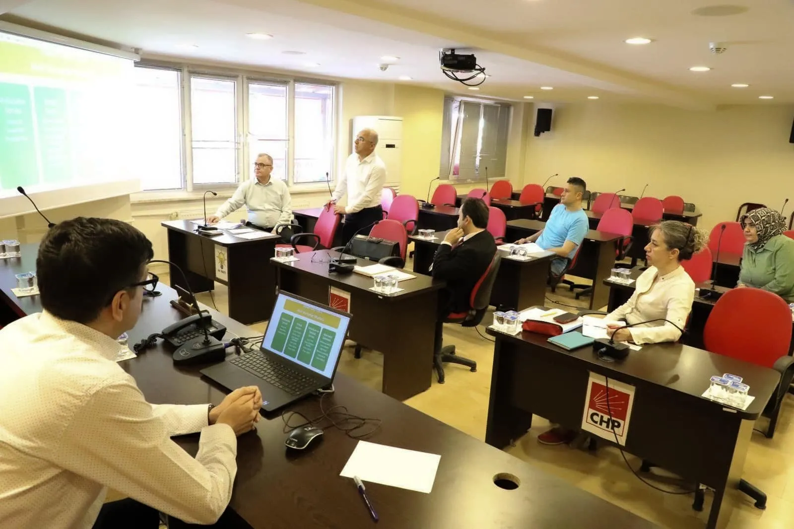 Başkan Yıldırım Birim Müdürlerinden Brifing Aldı