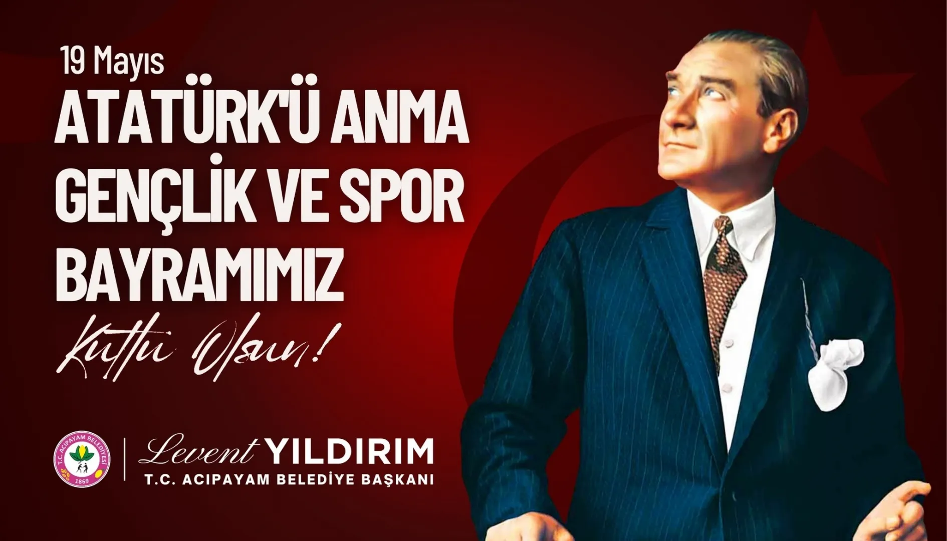 Başkan Yıldırım'dan 19 Mayıs Atatürk'ü Anma, Gençlik ve Spor Bayramı Mesajı!