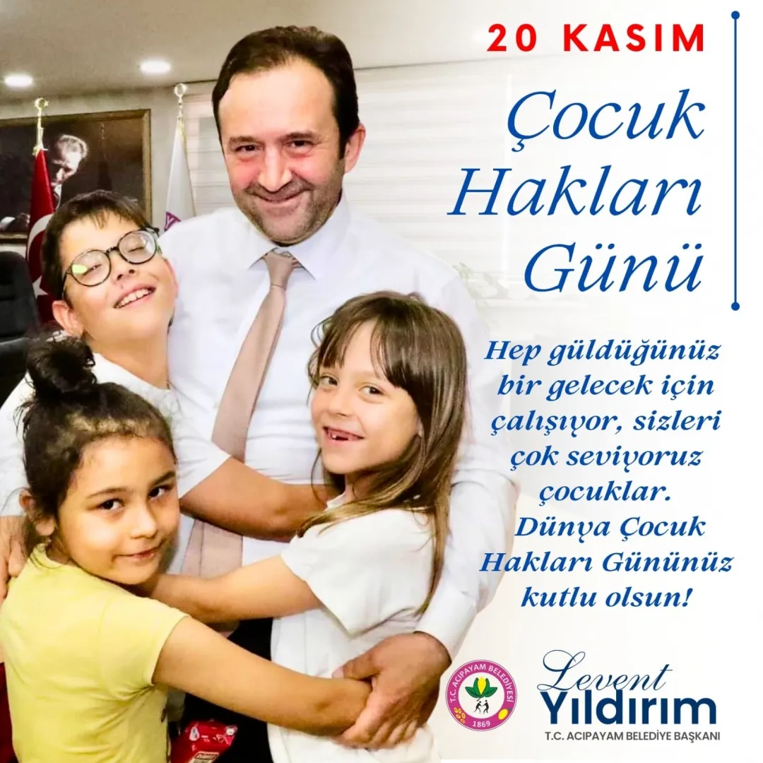 Başkan Yıldırım'dan 20 Kasım Dünya Çocuk Hakları Günü Mesajı