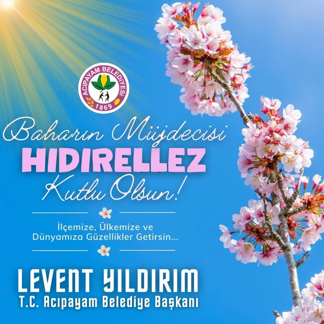 Hıdırellez Kutlu Olsun