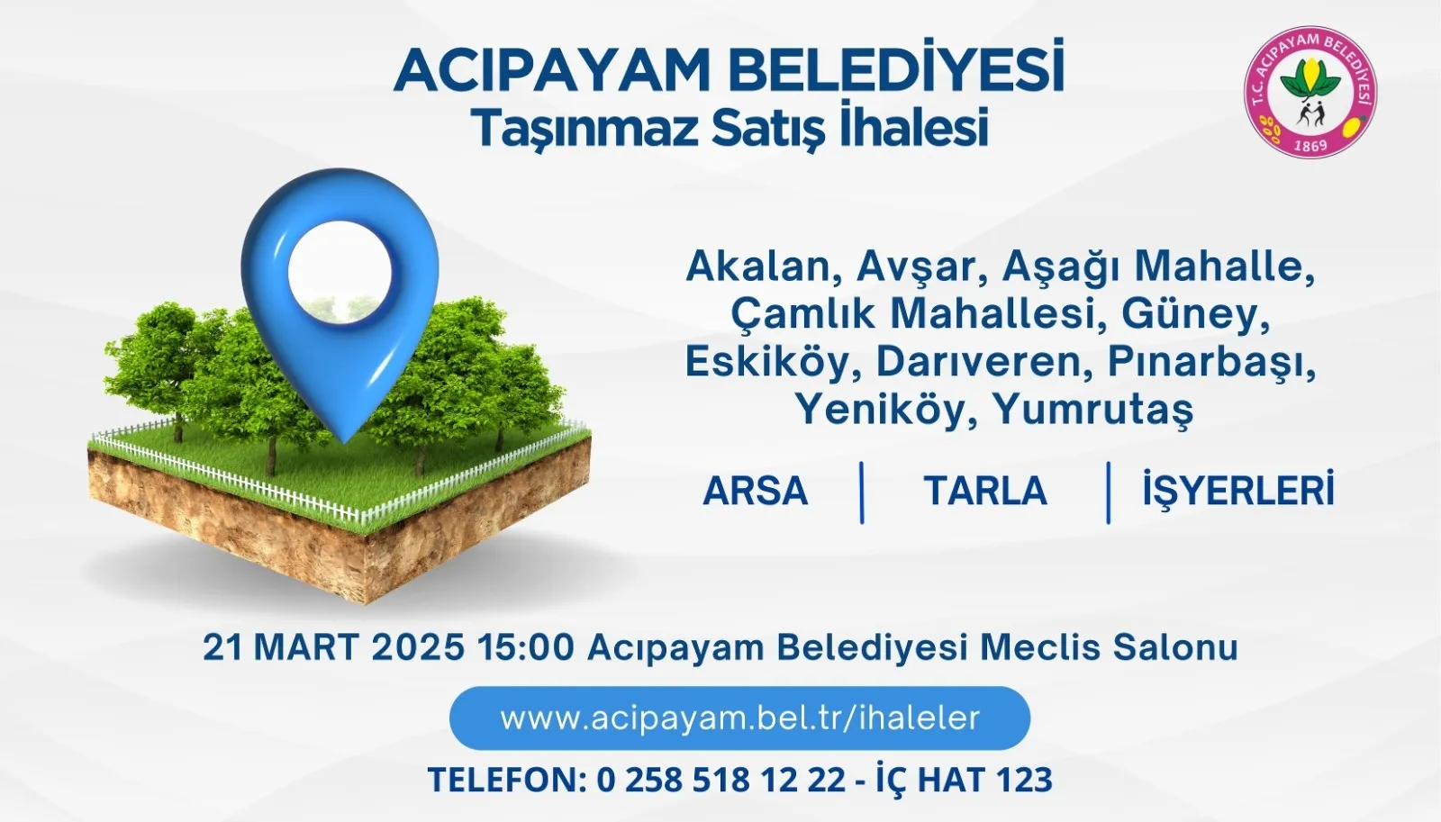 Satış İhalesi Duyurusu
