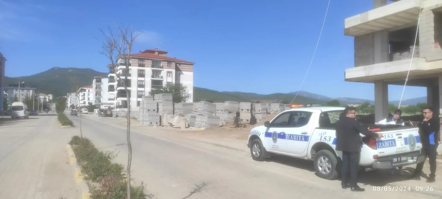 Zabıta Müdürlüğünden İnşaat Denetimi